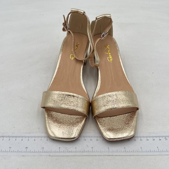 XYD Heels for Women, Open Toe, Ankle Strap, Buckled Low Chunky Block Pumps for W - Picture 2 of 7